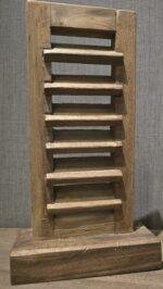 Louvre luik teak 40cm - Afbeelding 3