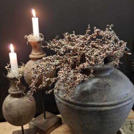 Decoratieve tak met bessen 85cm in vaas