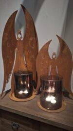 Metalen engel figuur- roest - Afbeelding 4