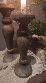 Houten kandelaar 35cm - Afbeelding 3