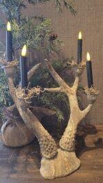 Landelijke gewei kandelaar- staand of liggend - Afbeelding 4