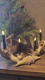 Landelijke gewei kandelaar- staand of liggend - Afbeelding 5