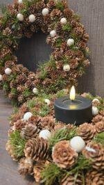 Kunst herfstkrans 32cm - Afbeelding 2