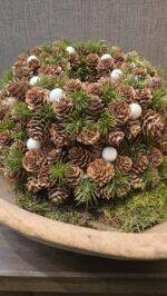 Kunst herfstkrans 32cm - Afbeelding 3