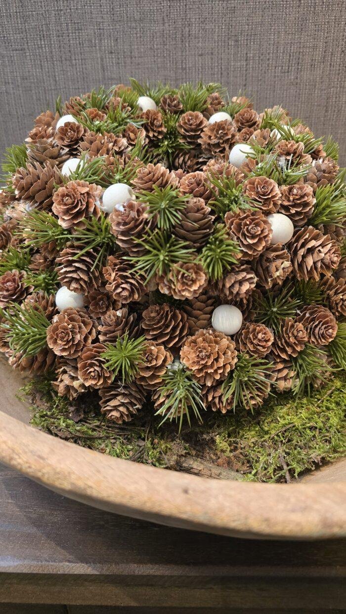 Kunst herfstkrans 32cm - Afbeelding 3