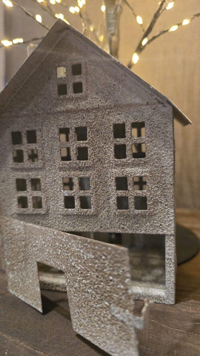Grijs metalen hangend huis - Afbeelding 3