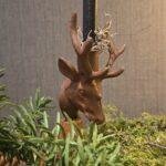 Kaarsenhouder hert H16cm