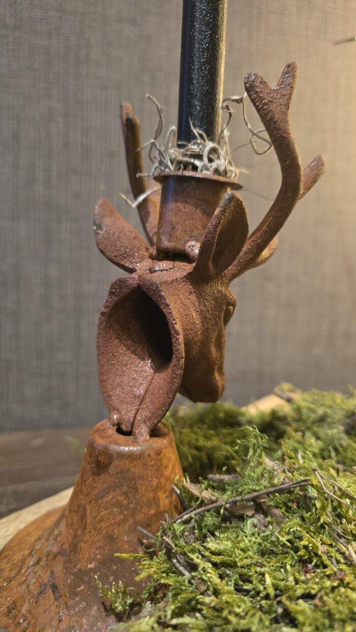 Kaarsenhouder hert H16cm - Afbeelding 4