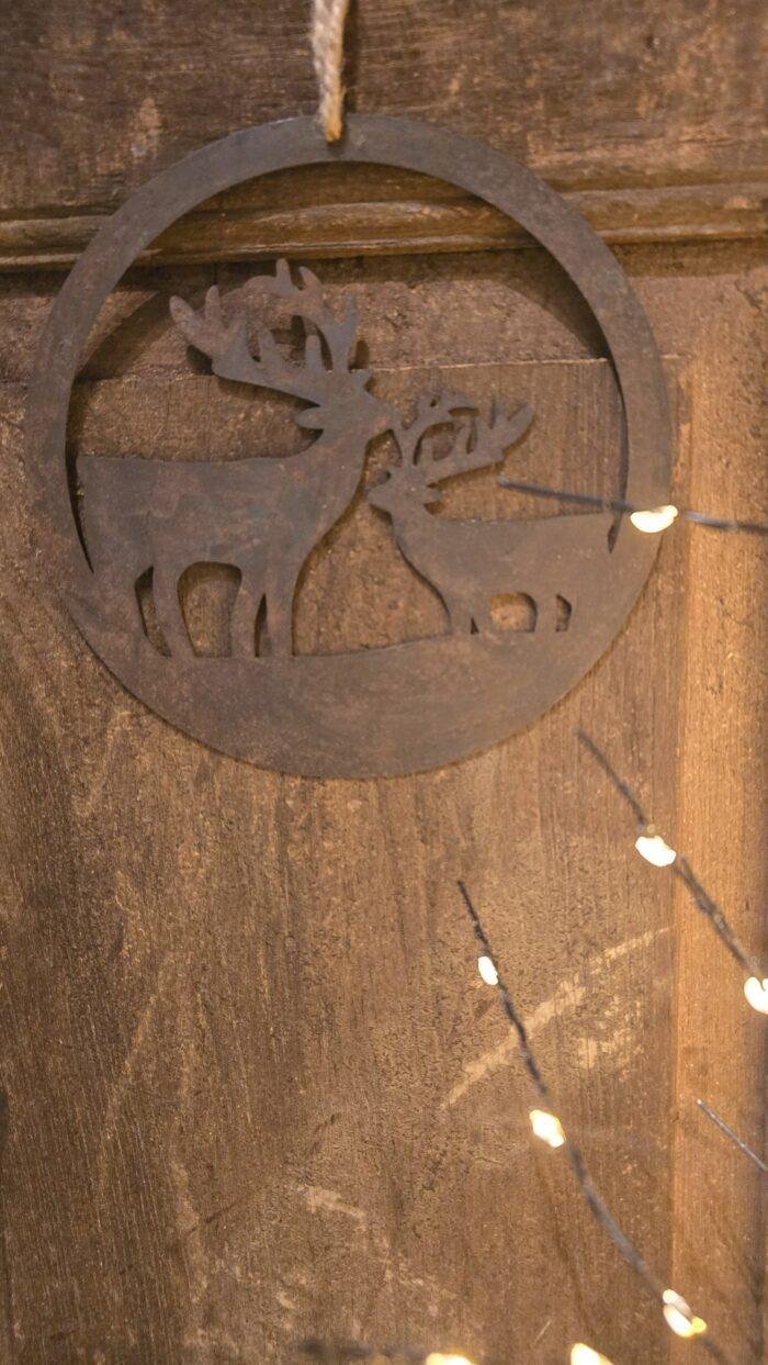 Metalen hanger met herten - Afbeelding 2