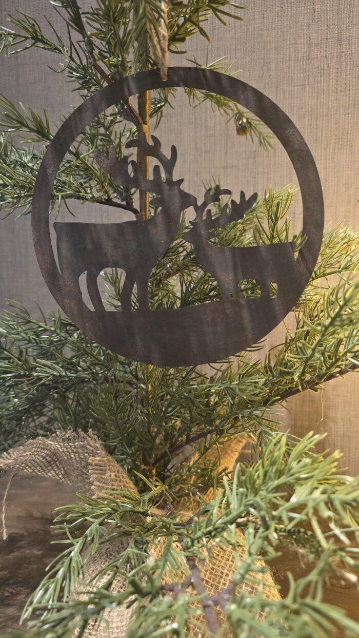 Metalen hanger met herten - Afbeelding 3