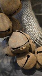 Roestige bellenkrans L - Afbeelding 3