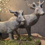 Landelijke hert staand