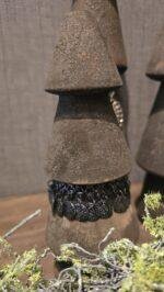 Houten dennenboom Nordy met sierraad - Afbeelding 3