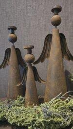 Roest engel kandelaar - Afbeelding 2