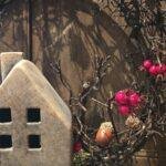 kransen tak met bes en eikel