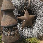 Krans met sneeuw look 25cm