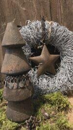 Krans met sneeuw look 25cm