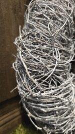 Krans met sneeuw look 25cm - Afbeelding 2