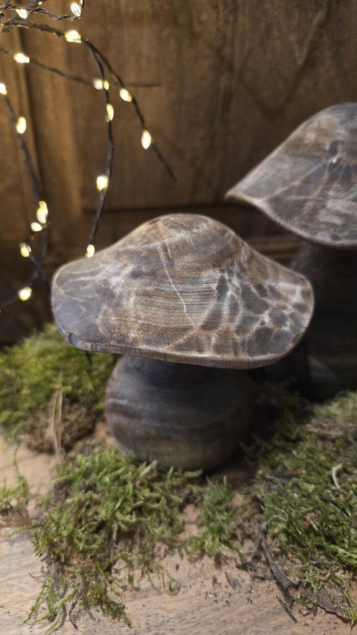 Houten paddenstoelen - Afbeelding 3