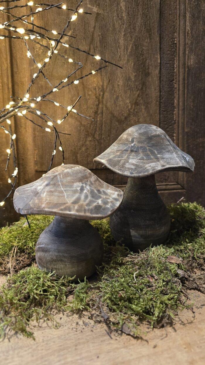 Houten paddenstoelen - Afbeelding 5