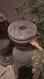 Houten kandelaar 37,5cm - Afbeelding 3