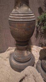 Houten kandelaar 37,5cm - Afbeelding 4