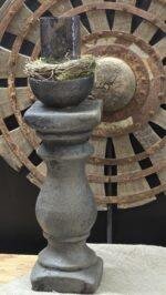 Stenen baluster kandelaar - Afbeelding 2