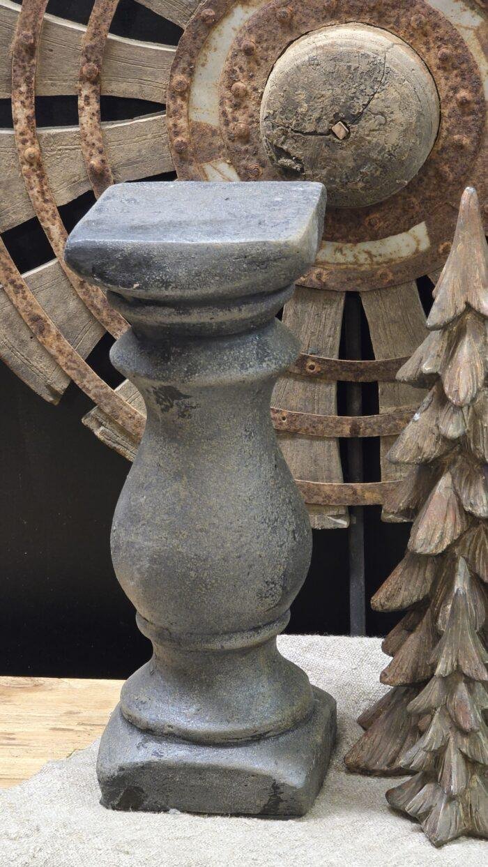 Stenen baluster kandelaar - Afbeelding 4