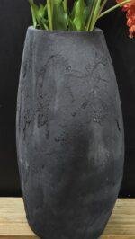 Grote grijze vensterbank pot - Afbeelding 4