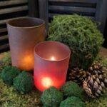 Mini mosballen – groene decoratie voor schaal of vaas