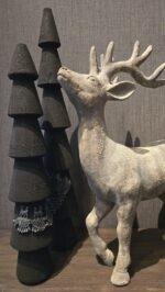 Staand hert – landelijke kerstdecoratie