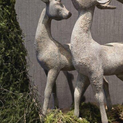 Staand hert – landelijke kerstdecoratie