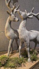 Staand hert – landelijke kerstdecoratie