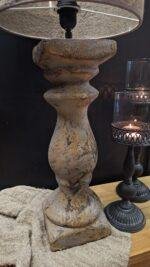Stenen balusterlamp