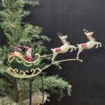 Metalen kerstman schommel