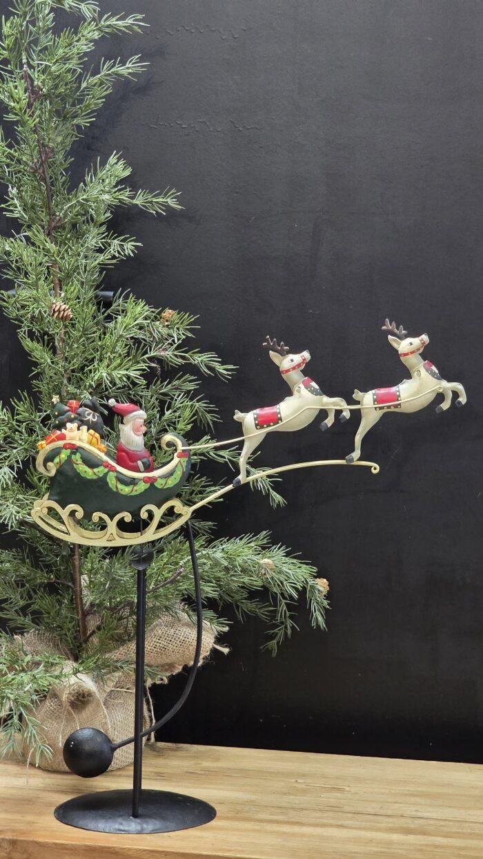 Metalen kerstman schommel - Afbeelding 1