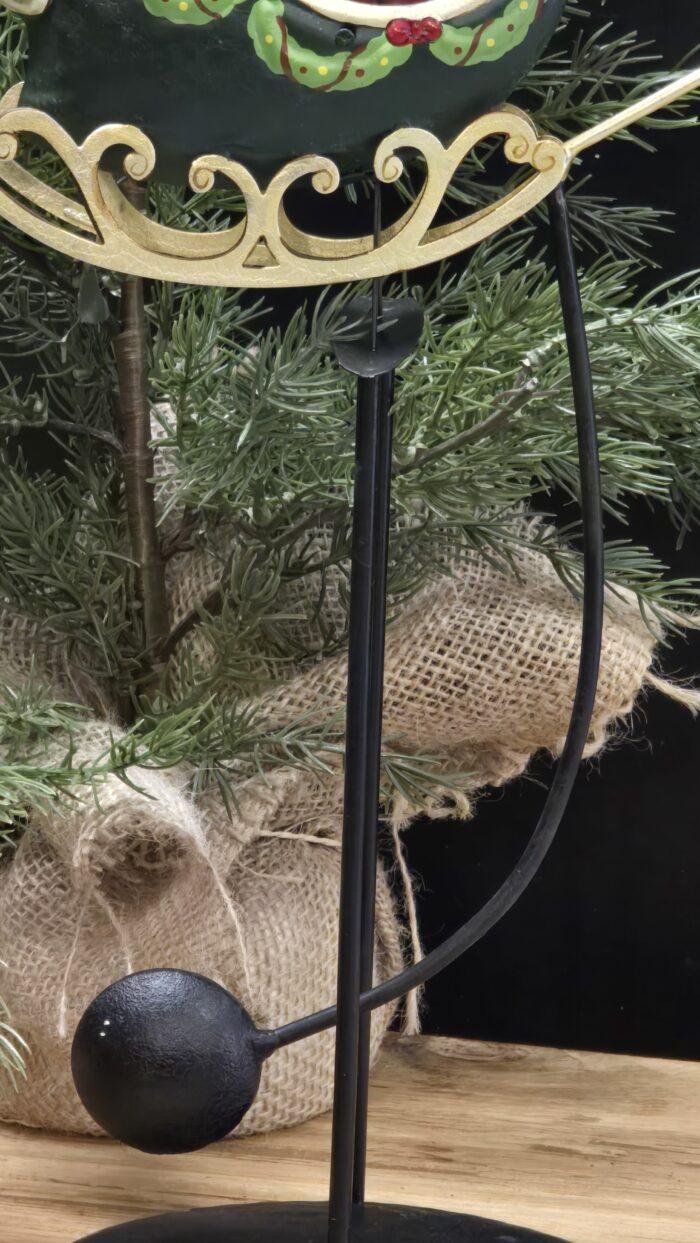 Metalen kerstman schommel - Afbeelding 4