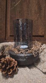 Windlicht op voet - Afbeelding 3