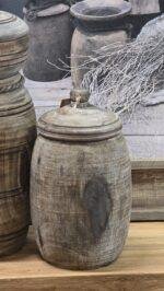 Houten ornament pot - Afbeelding 2
