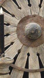 Oud houten spinnenwiel - 7 - Afbeelding 2