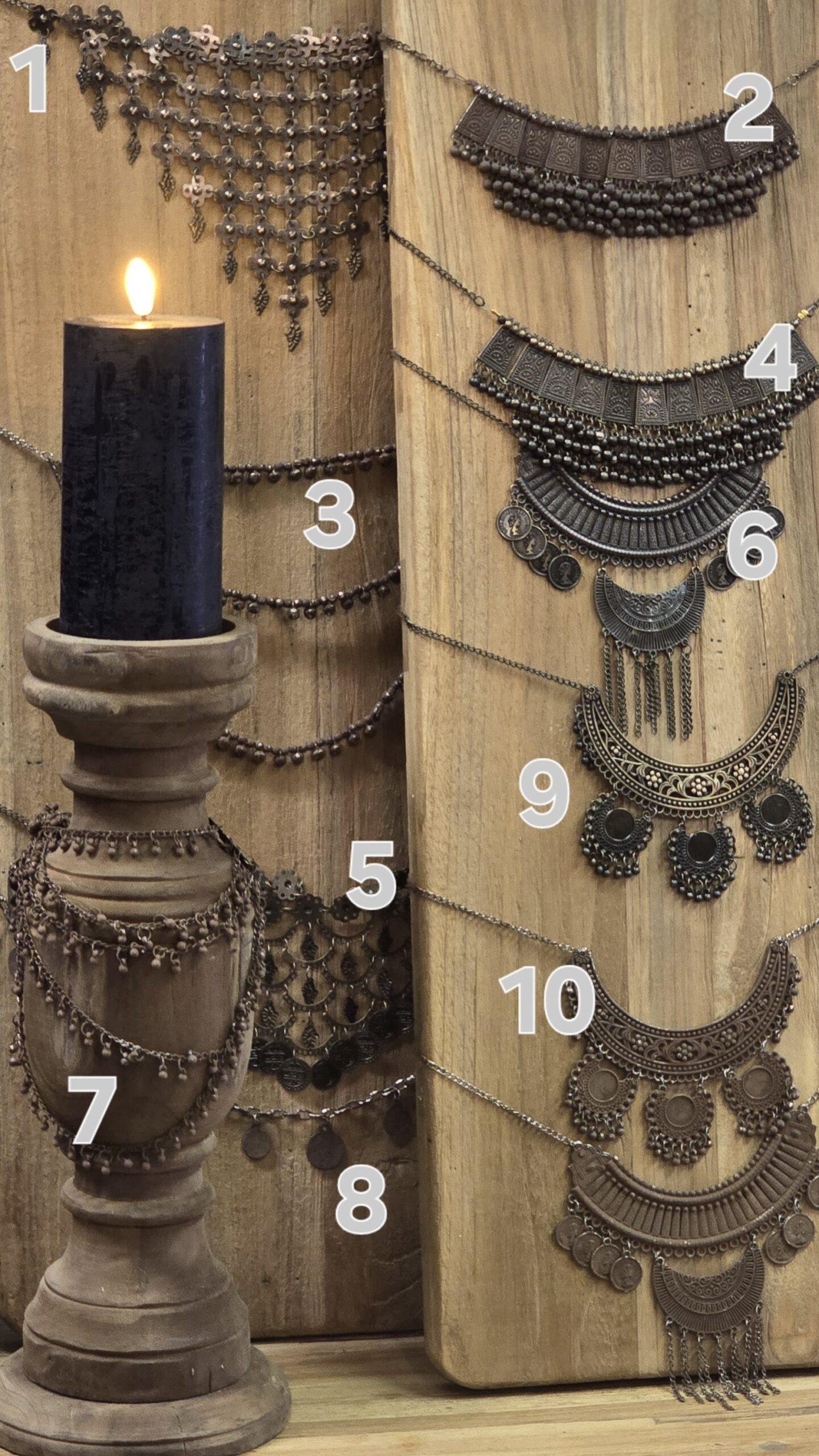 kruikketting-decoratie-landelijke-woondecoratie-kruik-styling 1 Kruikketting decoratie – landelijke woondecoratie kruik styling - Afbeelding 1