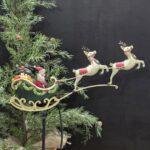 Metalen kerstman schommel