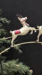 Metalen kerstman schommel