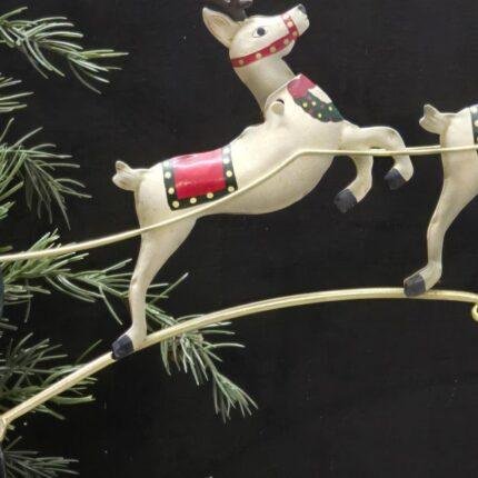 Metalen kerstman schommel