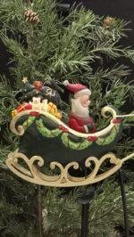 Metalen kerstman schommel