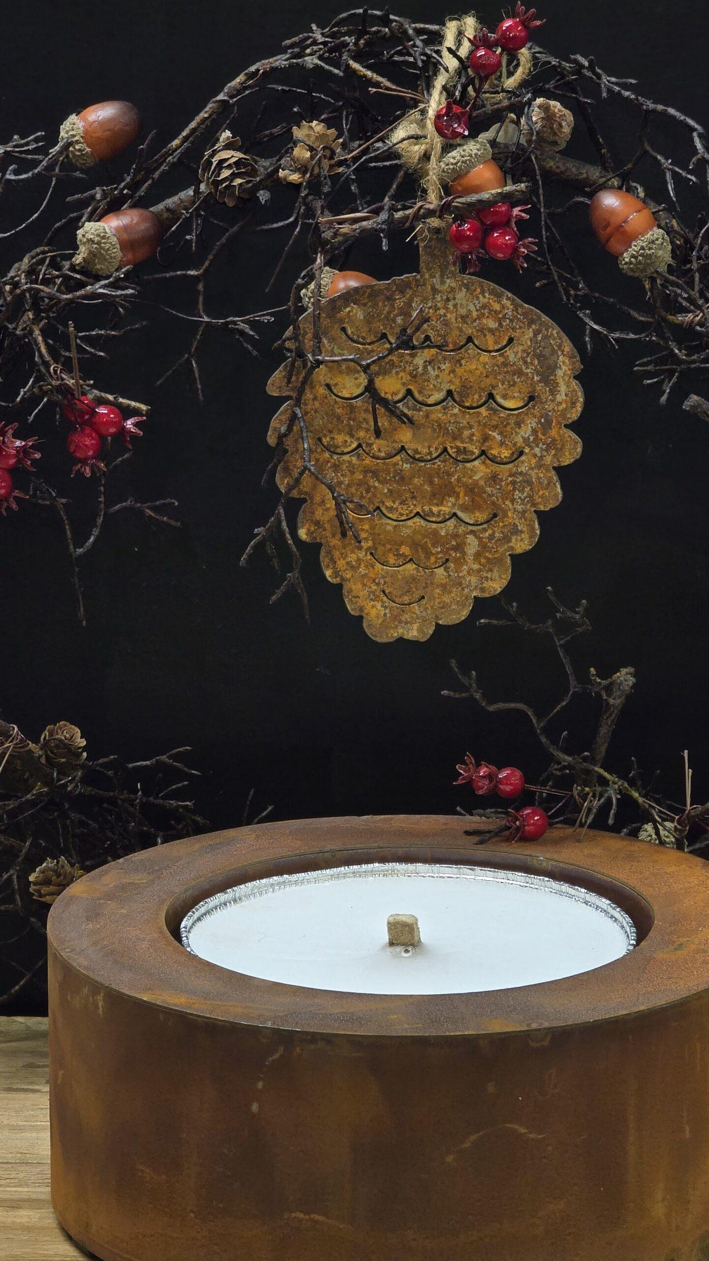 platte-buitenkaars-in-schaal-6-uur 1 Platte buitenkaars in schaal - 6 uur - Afbeelding 1