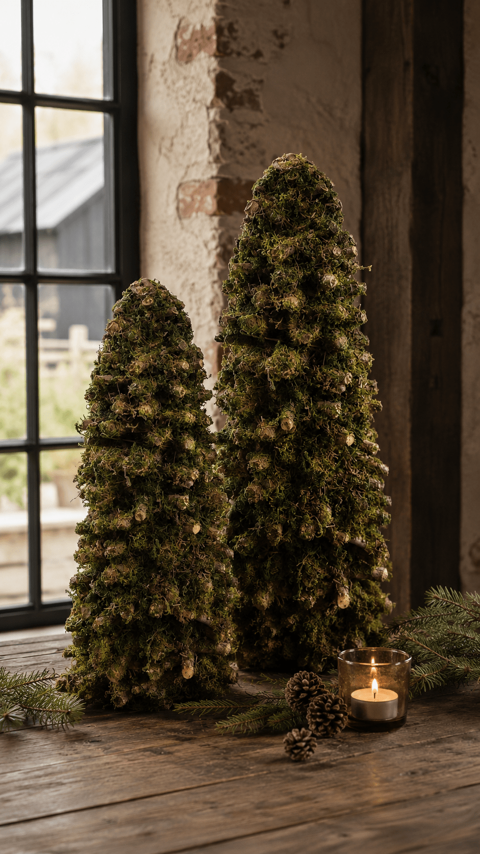 ChatGPT Image 8 aug 2026, 20_52_08 Mos Kerstboom Naturel - Afbeelding 1