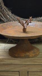 Roest etagère met hert - Afbeelding 2