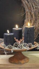 Roest etagère met hert