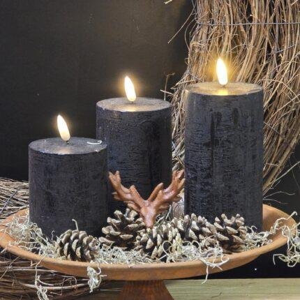 Roest etagère met hert